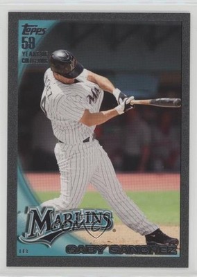2010 Topps Update Black 45/59 Gaby Sanchez #US-164 1h1