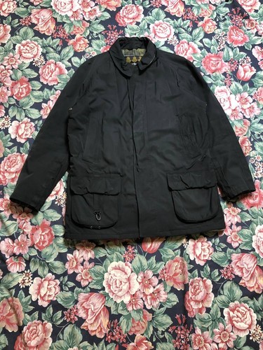 Herren Barbour Gore-Tex schwarz wasserdichte Übergangsjacke Gr. XL SunFaded Dad
