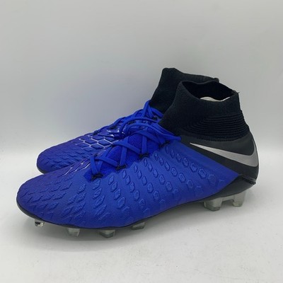 Nike Hypervenom Phantom 3 Elite DF FG Soccer Cleats Mens Size 9 Racer Blue