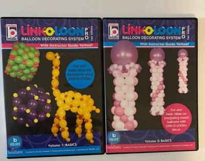 Betallic Link-O-Loon Pro Series Balloon Decorating DVDs Vol 1&2 Basics crafts