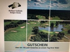 Greenfee Gutscheine für  18 Loch  für   Golfclub Stolper Heide