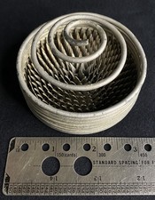 Vintage Spiral Metal Spiked Kenzan Flower Frog RARE Find