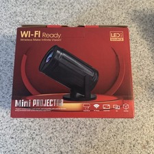 Mini Projector Compatible for Smartphones/Tablets/Laptops/Gaming Consoles, Porta