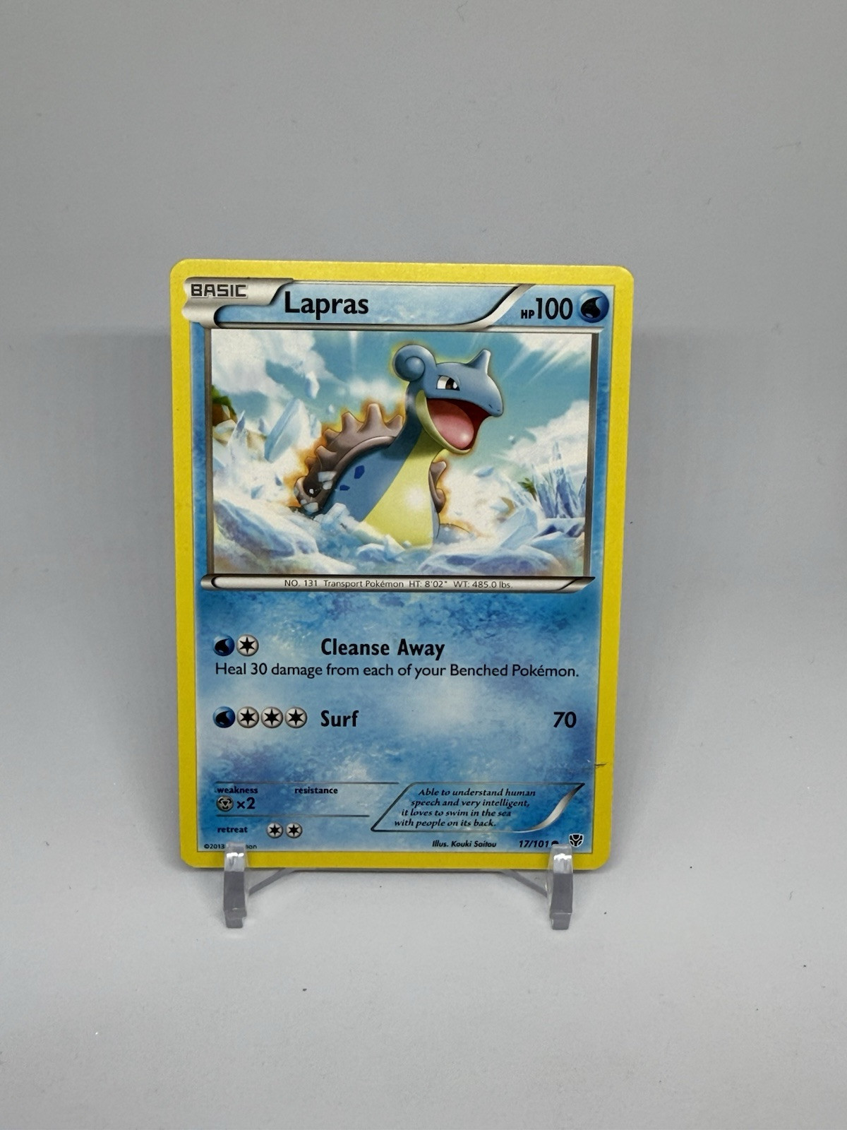 Pokemon TCG Lapras B&W Plasma Blast 17/101 Regular Common Card NM
