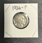 1936 - P Buffalo Nickel Full Date