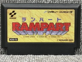 Konami Rampart Famicom Software Krl86