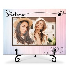 Sister Picture Frame, Sister Gifts Photo Frame, Gifts for Bff Sisters, Wooden...
