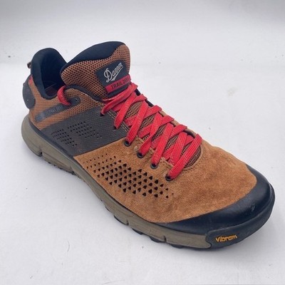 Danner Trail 2650 Hiking Shoes Mens 10.5 Brown Red Leather Vibram 61272 Low Top