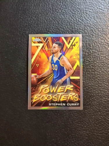 2023-24 Topps Chrome Stephen Curry Power Boosters Warriors