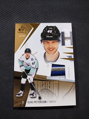 2023-24 SP Game Used All Star Game Elias Peterson #/15 Multiple Stitches GU  
