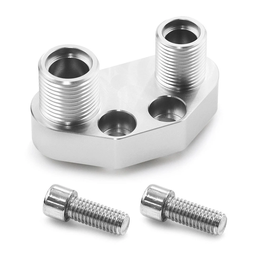 Compact Aluminum AC Compressor Adapter for Sanden SD7B10 7176 Easy Storage - Image 3 of 4