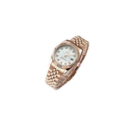 Ladies Watch Rose Gold White Women Woman Smart Watches Two
