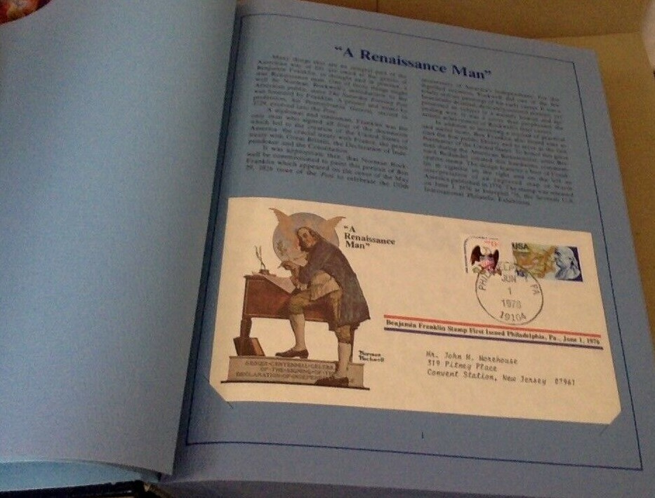 Stamp Set US First Day Covers. Normal Rockwell Classics Historic