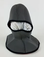 Unbranded Made in St. Lucia Gray Rubber/Nylon Divers Diving Hood size Small