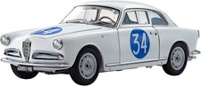 Finished Product Kyosho 1/18 Alfa Romeo Giulietta SV Targa Florio 1960 #34 13884