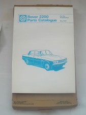 ROVER 2200 ORIGINAL PARTS CATALOGUE RTC 9844 CA (1979 VERSION) NOS NEW 