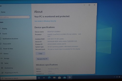 Lenovo ThinkPad T430 Core i5-3320 2.6GHz 8GB RAM 128GB SSD Windows 10 Pro Webcam - Picture 4 of 12