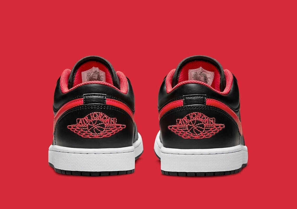 NEW Air Jordan 1 Low (GS) Size 4.5Y Black/Fire Red-White NEW Air Jordan 1 Low (GS) Size 4.5Y Black/Fire Red-White
