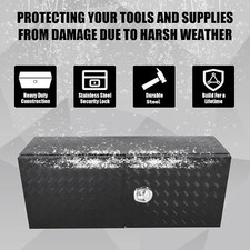 60 X 18 X 24 Inch Heavy Duty Aluminum Underbody Truck Box With Barn Door