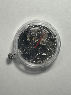 New Chinese Seagull TY2807S Silver Automatic Mechanical Skeleton Watch Movement