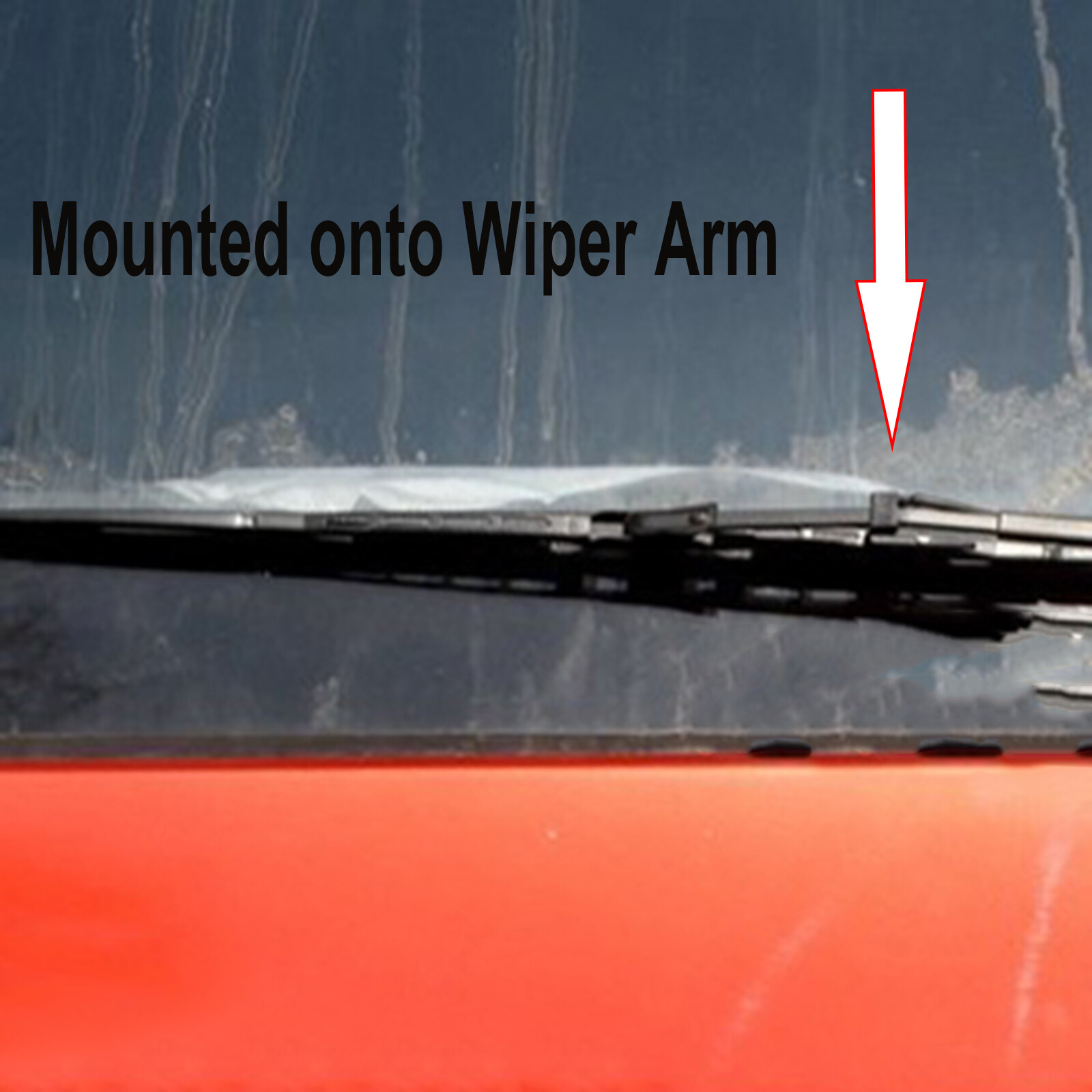 Universal Windshield Washer Nozzle Wiper Washer Jet Mounted Arm Left