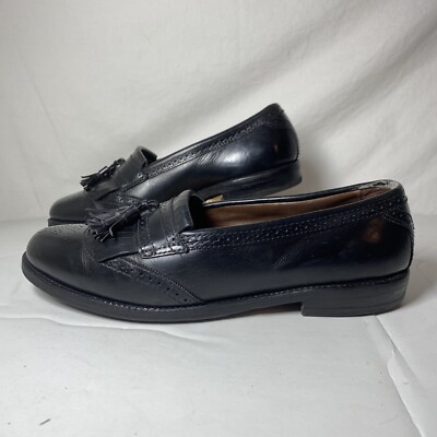 Allen Edmonds Black Bridgeton Tassel Loafer Kiltie Medalion  display picture 1