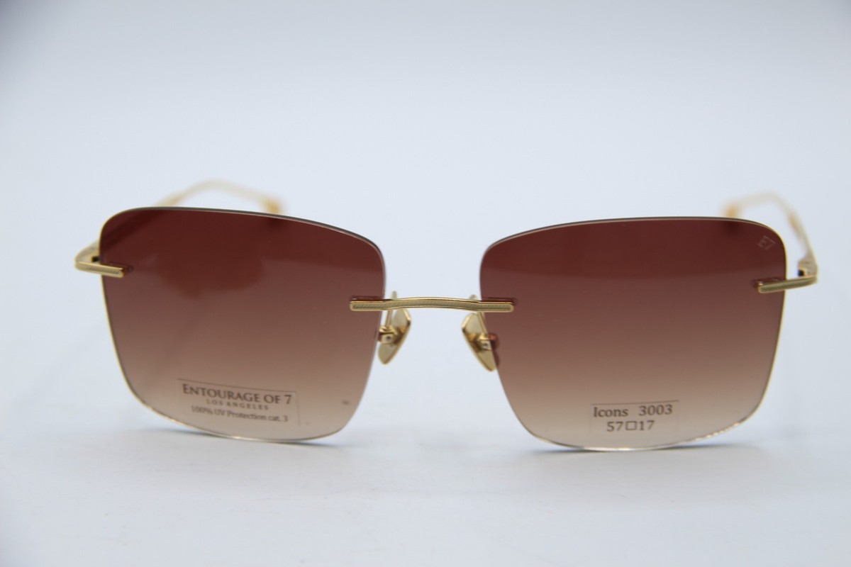 Women\'s Brown Sunglasses Entourage Of 7 Los Angeles Style \