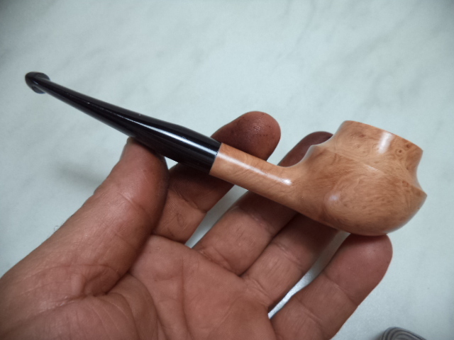 PIPA NERONE BY MOLINA PIPA PIPE GREZZA NATURALE NUOVA PIUMA D 3