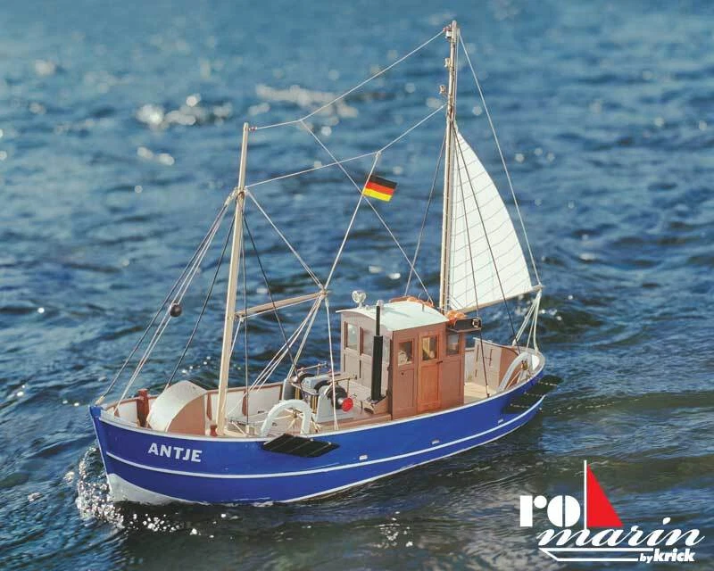 Romarin RC Schiff Antje Fischkutter Baukasten - Bild 4 von 4