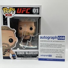 Conor McGregor “The Notorious” AUTOGRAPH UFC Signed Funko Pop ACOA