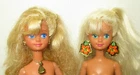 Vtg 90s Skipper Dolls LOT (OF 2) Nude Earrings Sun Sensation & Tropical Splash