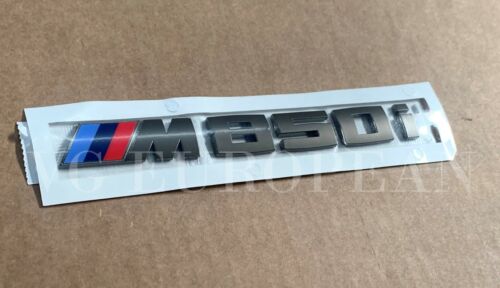 Originales BMW 8er M850i (G14/15/16) Ceriumgrau Heckemblem - Bild 3 von 4