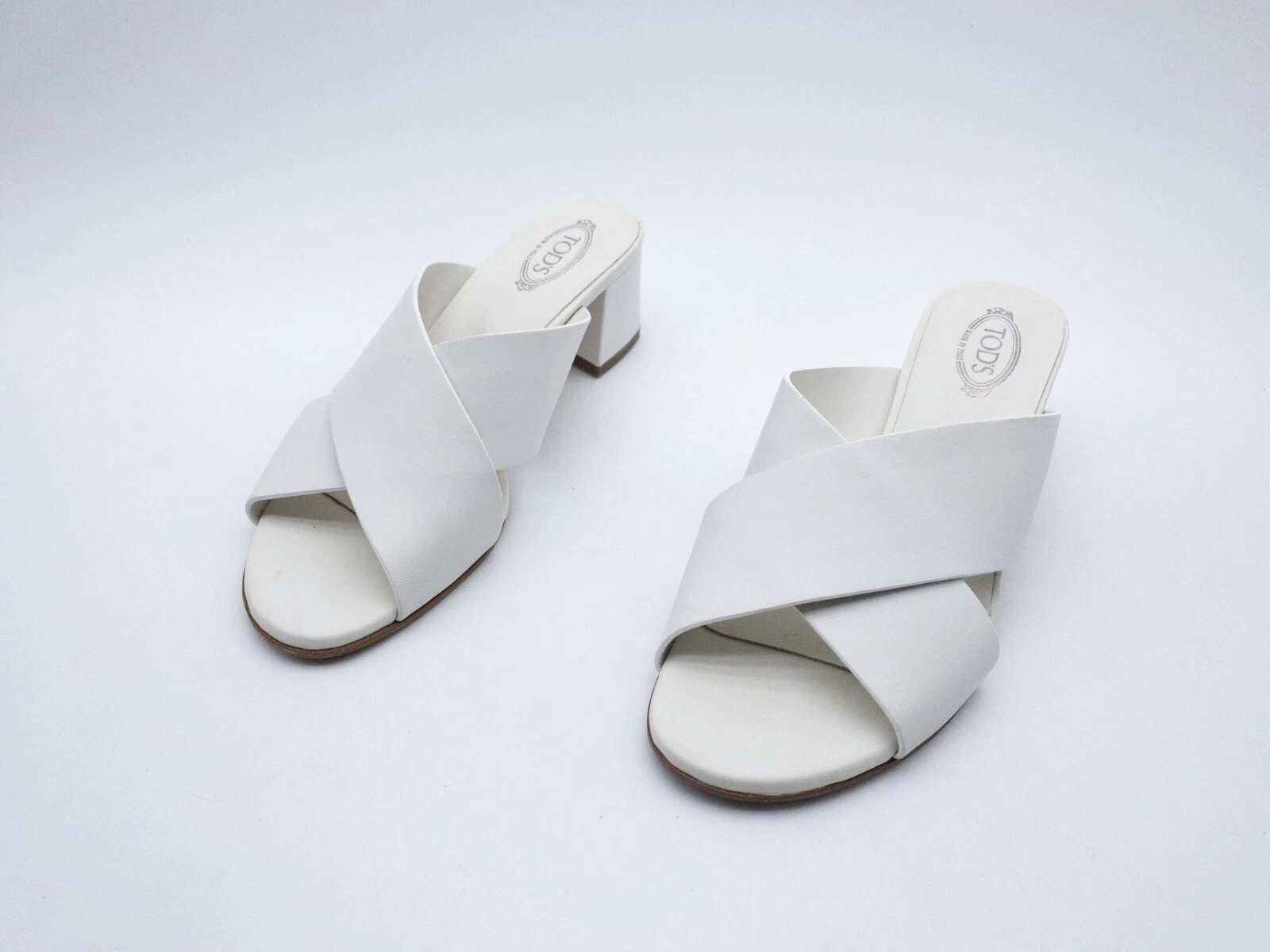 TOD’S TOD'S Ciabatte Donna Sandalo Calzatura Estiva Bianco Tg. 37 Eu Art 28312 10