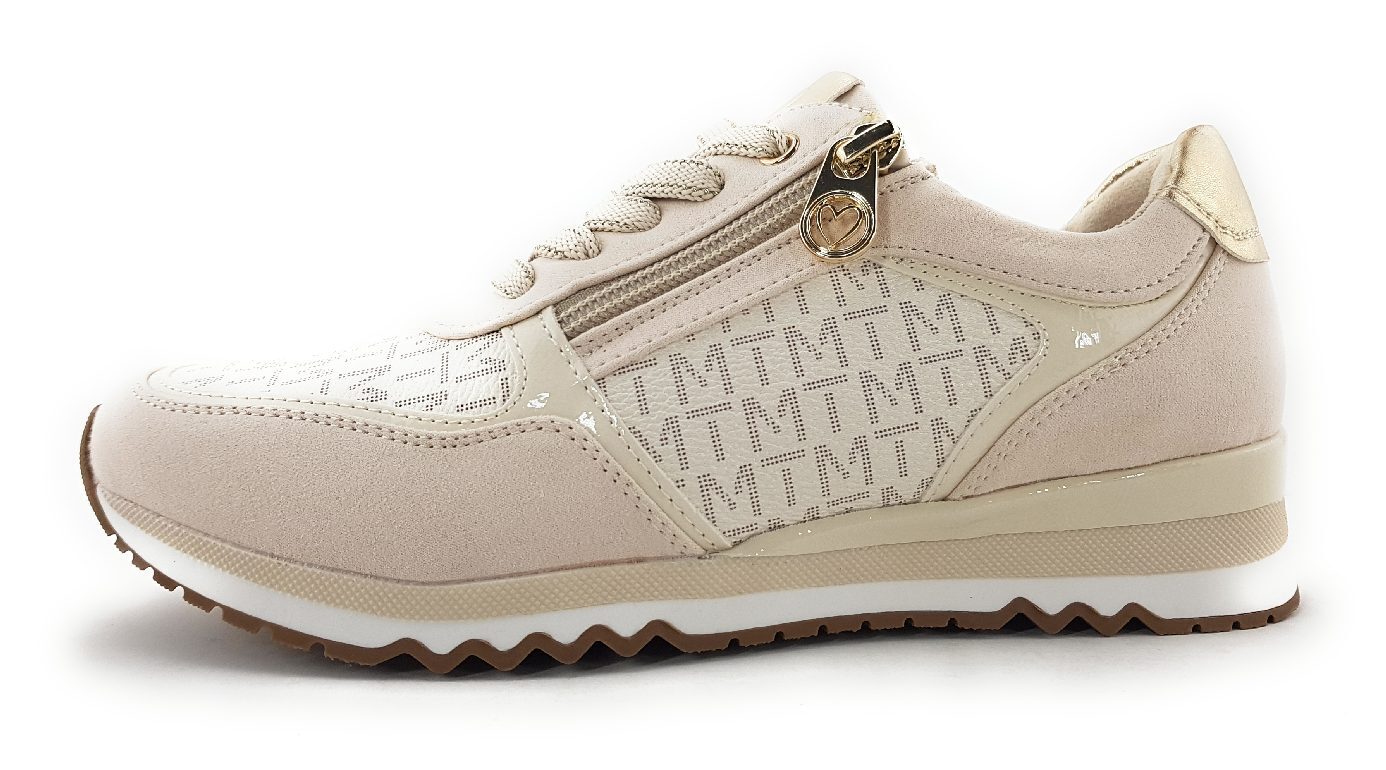 Спортивные кроссовки Marco Tozzi Damenschuhe Schnrschuhe бежевого цвета от Freizeit 13090₽