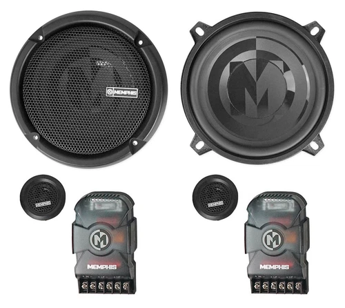 Memphis Audio PRX50C 5.25" 100 Watt Component Car Speakers w/Crossovers