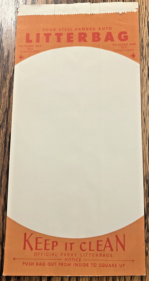 VINTAGE AUTO TRASH BAGS ACCESSORIES FREE SHIPPING! eBay