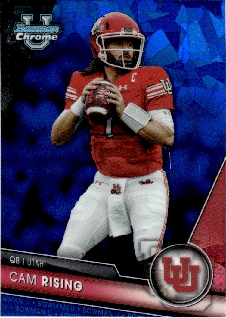 2023 Bowman Chrome U Sapphire Cam Rising Utah Utes #198