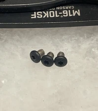 Black Stainless Steel T6 Torx Screws For CRKT M16-10KSF Knife Pocket Clip 3pcs