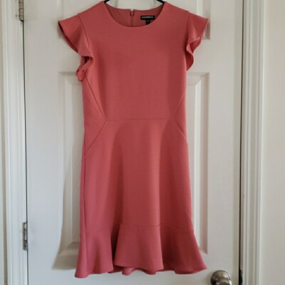 pink skater dress with cap sleeves Eliza J Cap Sleeve Crepe Fit Flare Dress, $158 | Nordstrom