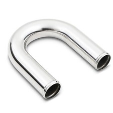 UNIVERSAL 2.5" INTERCOOLER BOOST HARD PIPE 180&deg; U BEND ALUMINIUM TUBE ALLOY HOSE