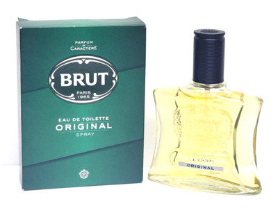 BRUT PARIS 1965 ORIGINAL MEN 3.4 oz EDT SPRAY BOX DAMAGED