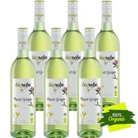 Biorebe Pinot Grigio Vegan Igp Trocken, Weiß 12% Vol 6 X75Cl DE-ÖKO-039 Biowein