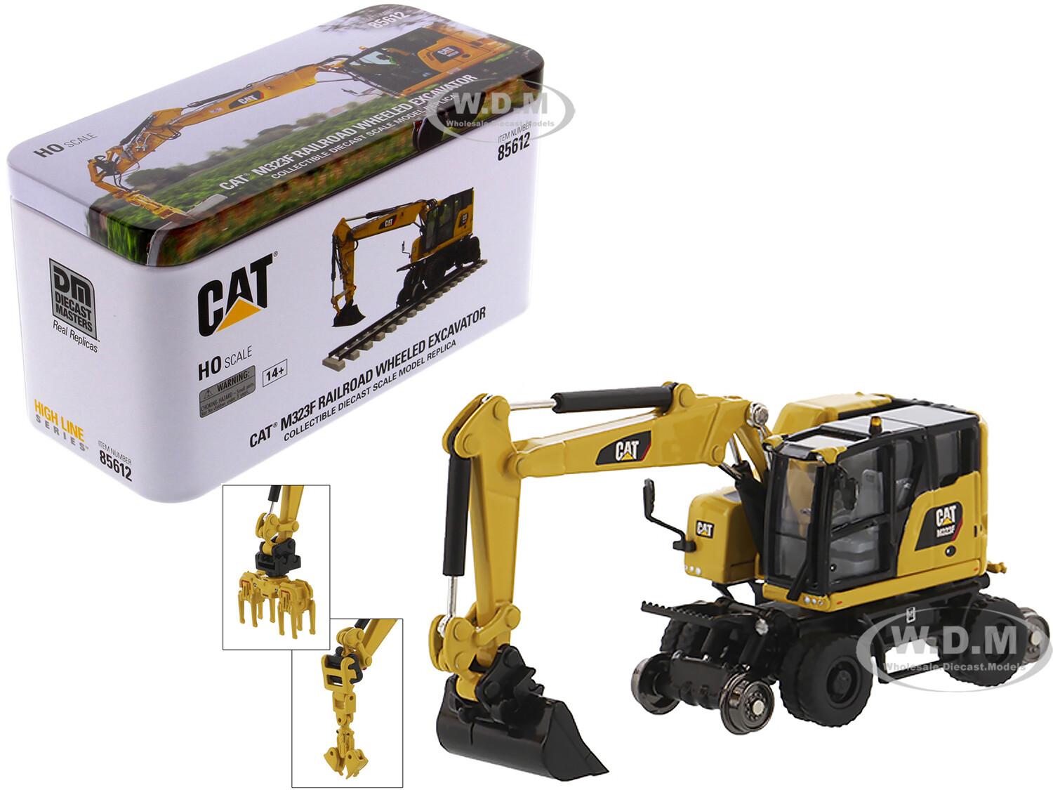 БЕЗОПАСНОСТЬ ЖЕЛЕЗНОДОРОЖНОГО ЭКСКАВАТОРА CAT CATERPILLAR M323F YEL 187 DIECAST MASTERS 85612 11390₽