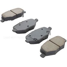 Disc Brake Pad Set-Premium Semi-Metallic Brake Pads with Hardware Quality-Built