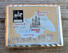 Cigarette Case Map Moscow Principality Vintage Metal Smoking Box Tobacciana USSR