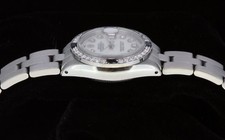 Rolex Ladies Datejust Oyster Perpetual Steel Diamond Dial Bezel Sapphire Watch 6