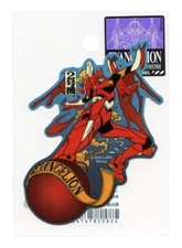 EVANGELION Unit-02 Ukiyo-e Style Sticker B-Side Label Japan Exclusive Waterproof