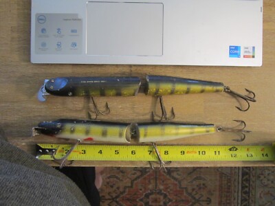 Vintage " Lot of 2 " Creek Chub Giant Pikie 11 Inch Wooden Fishing Lures | eBay Vintage " Lot of 2 " Creek Chub Giant Pikie 11 Inch Wooden Fishing Lures | eBay