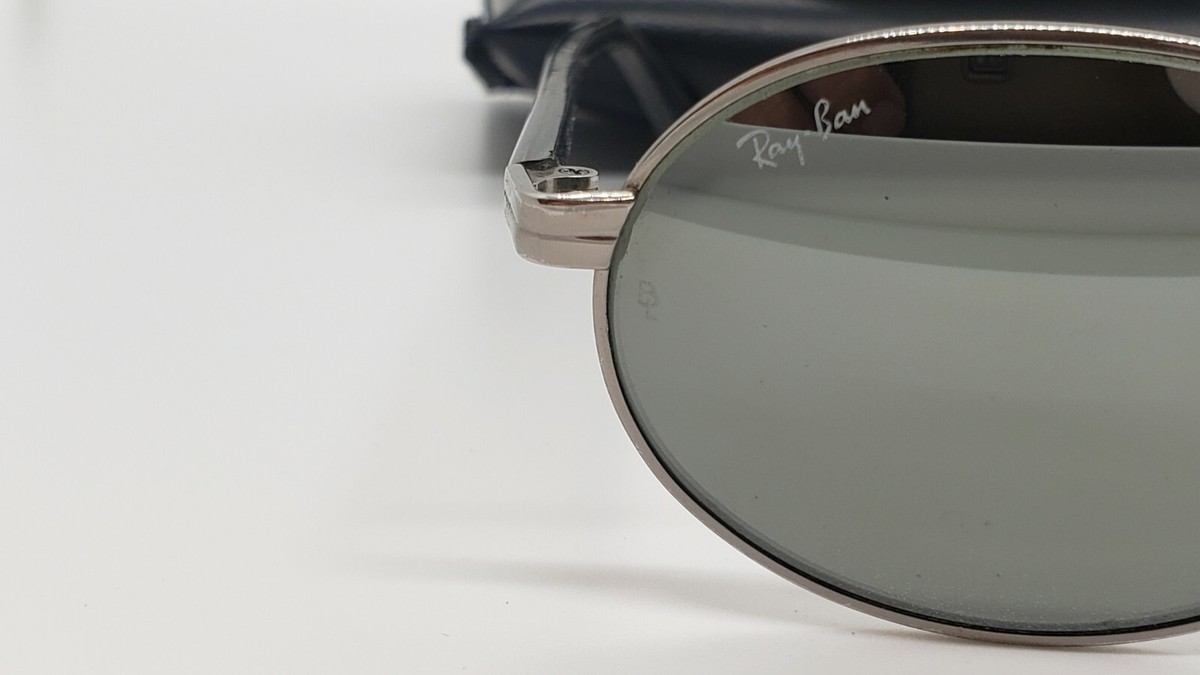 B&L RAY-BAN W2319 SHINY GUNMETAL SIDESTREET OVAL G31 MIRROR