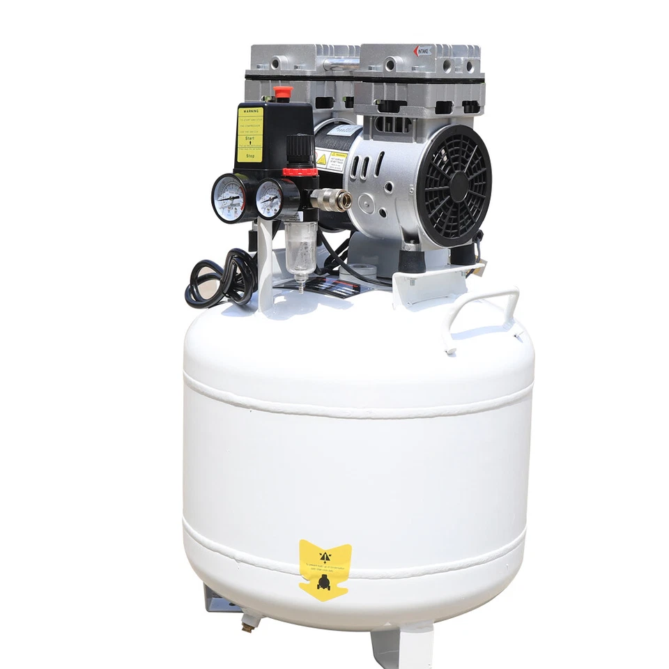 40L Portable Dental Air Compressor Oil Free Silent Air Pump 110V - Image 4 of 4